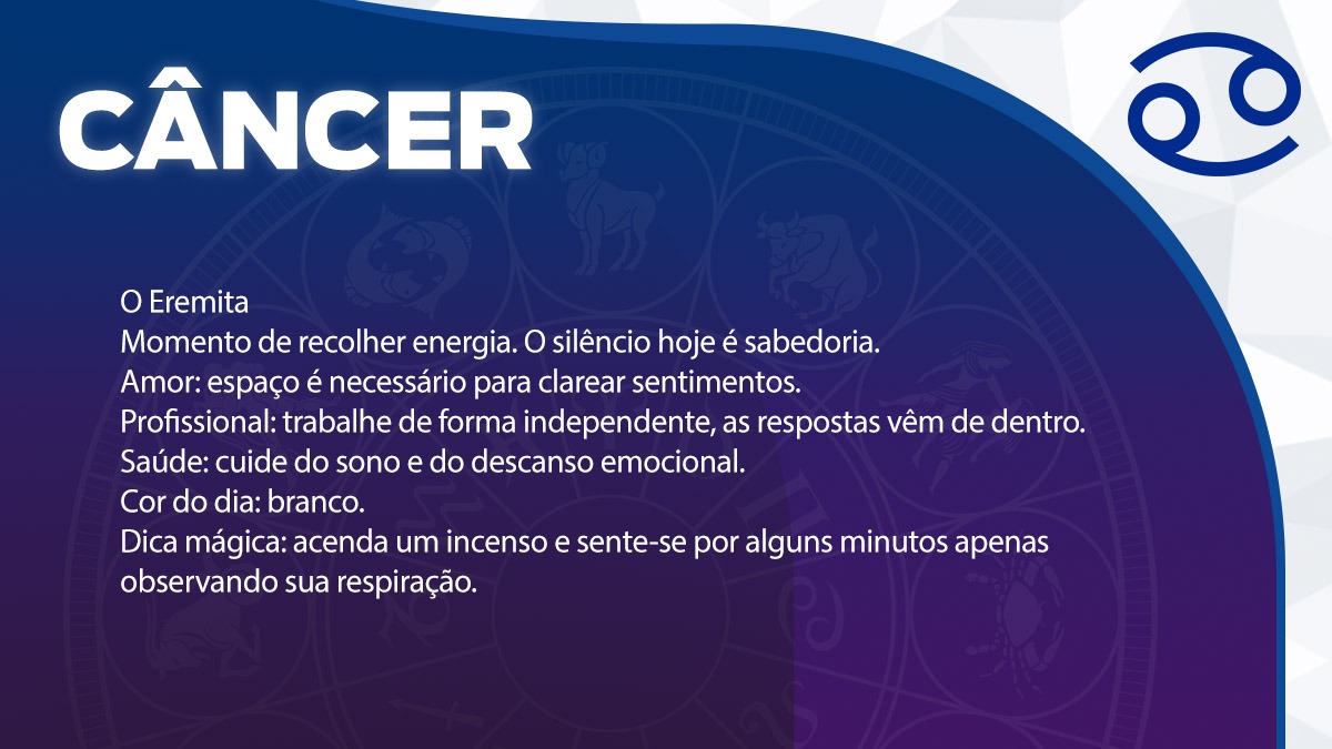 Previsão para Câncer / Arte/DL