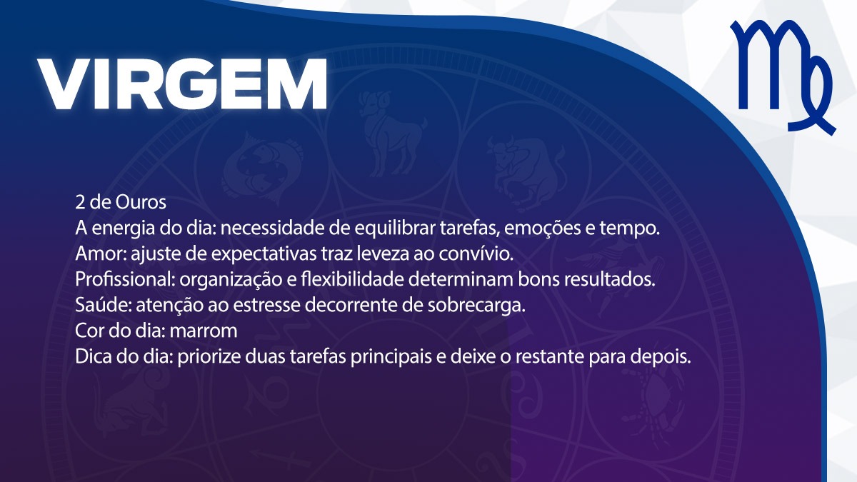 Previsão para Virgem / Arte/DL