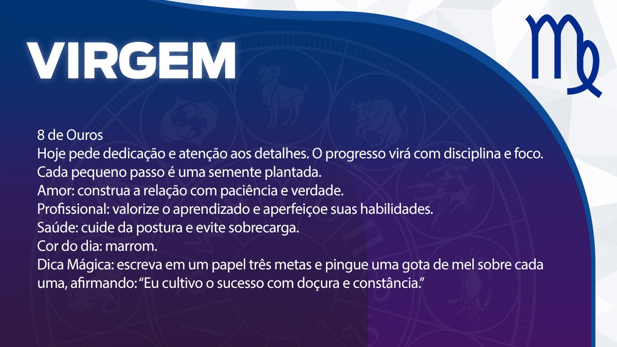 Previsão para Virgem / Arte/DL