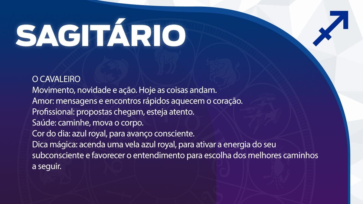 Previsão para Sagitário / Arte/DL