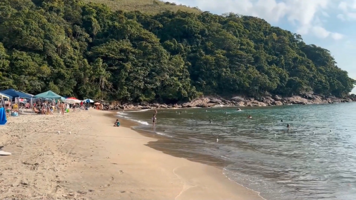 Paúba está a 3,5 km de Maresias e a 35 km do centro de São Sebastião / Reprodução/YouTube errei