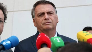 O ex-presidente Jair Messias Bolsonaro, que está preso preventivamente em Brasília