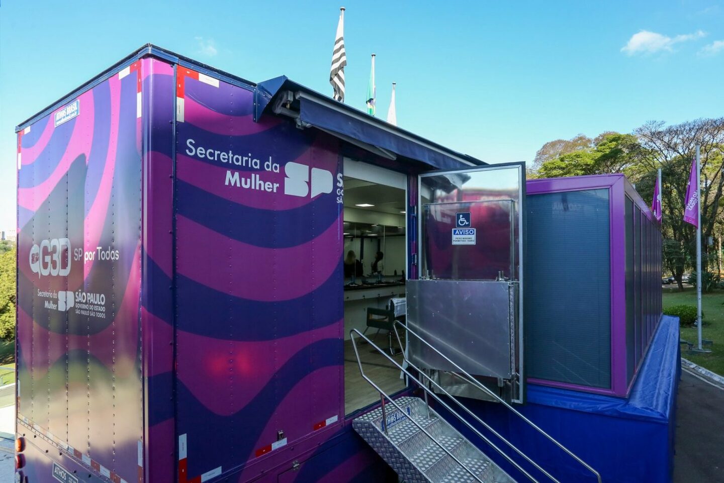 As unidades ficarão estacionadas em frente à UPA Rodoviária até o dia 6 de dezembro