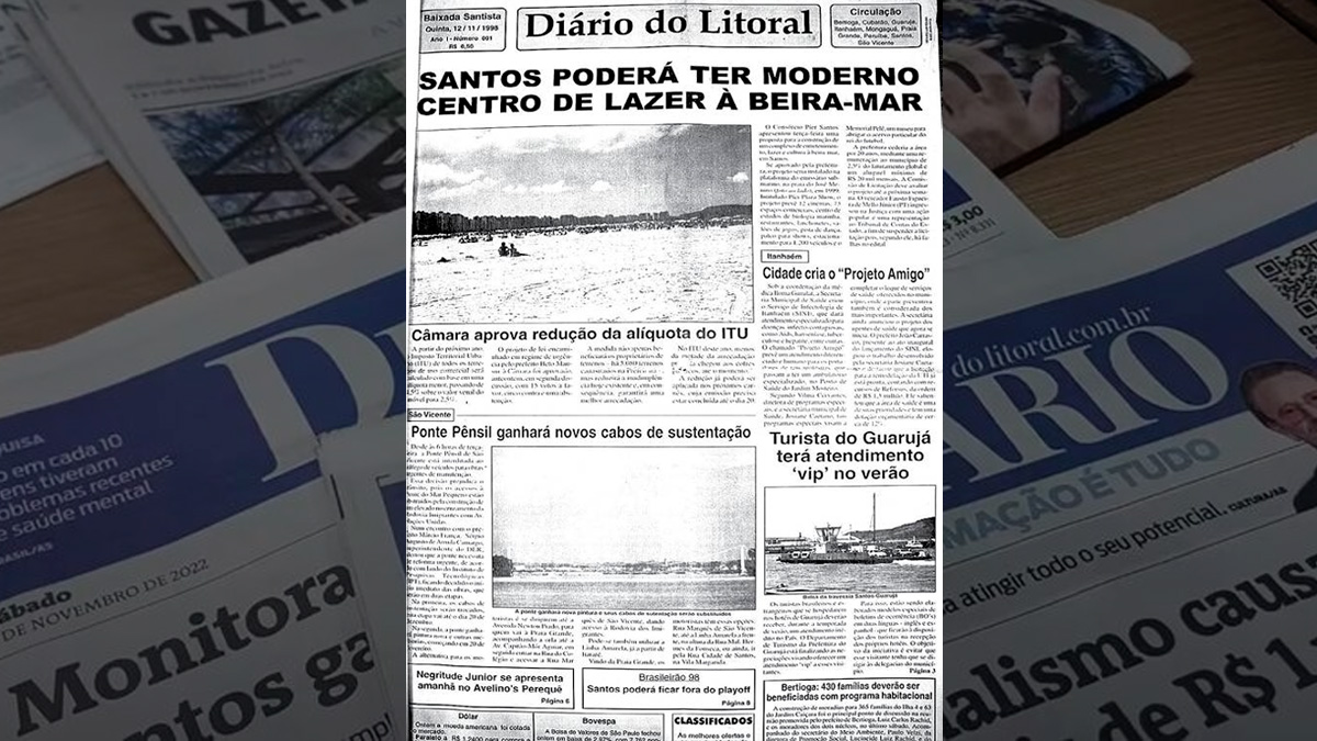 Você sabia que o Diário do Litoral quase nasceu no dia 11 de novembro de 1998?