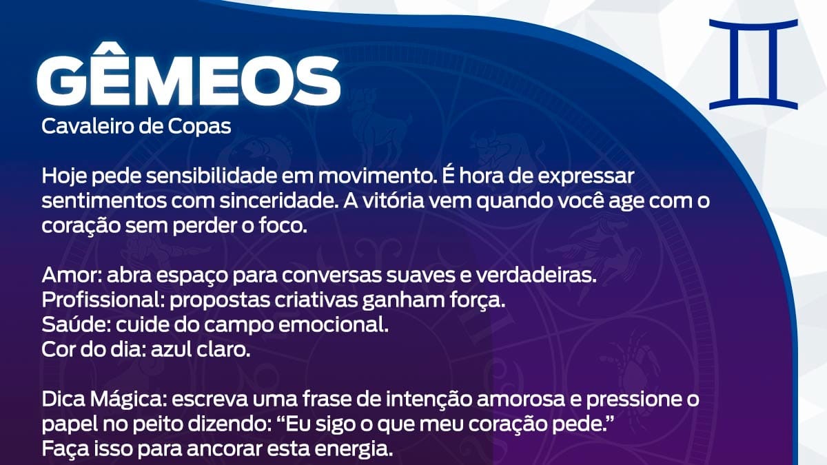 Previsão para Gêmeos / Arte/DL