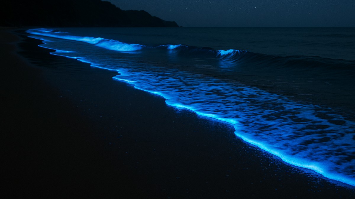 O deslumbrante fenômeno das águas azuis no litoral brasileiro