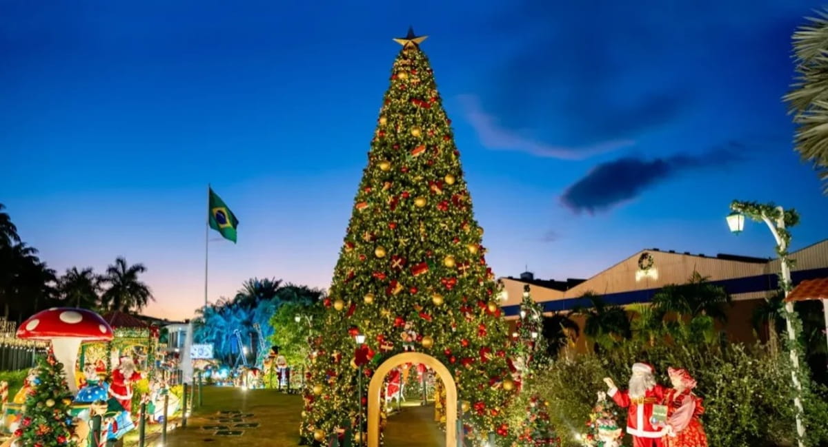 Com cerca de 4 mil m² de área decorada, o Natal Ypê 2025 traz o tema 'Jardim de Histórias Ypê 75 anos', que destaca a trajetória da companhia desde sua fundação, em 1950