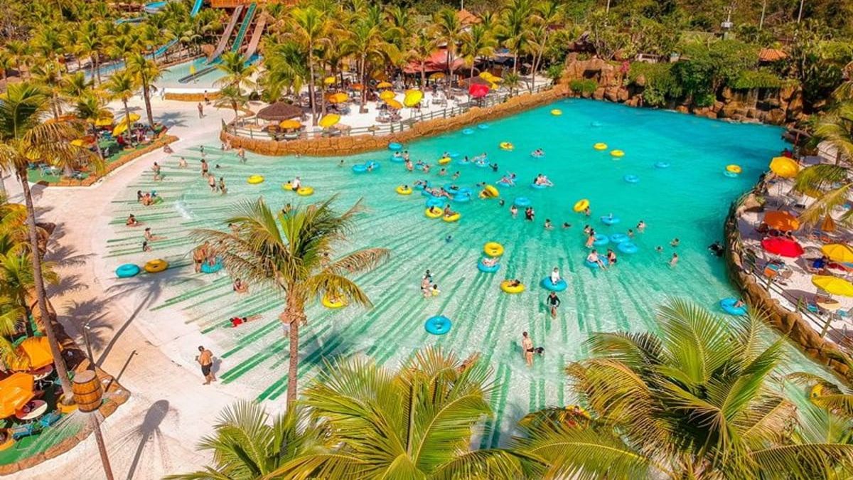 O Thermas dos Laranjais, localizado em Olímpia, no interior de São Paulo, é um dos mais visitados do mundo (Thermas dos Laranjais/Divulgação)
