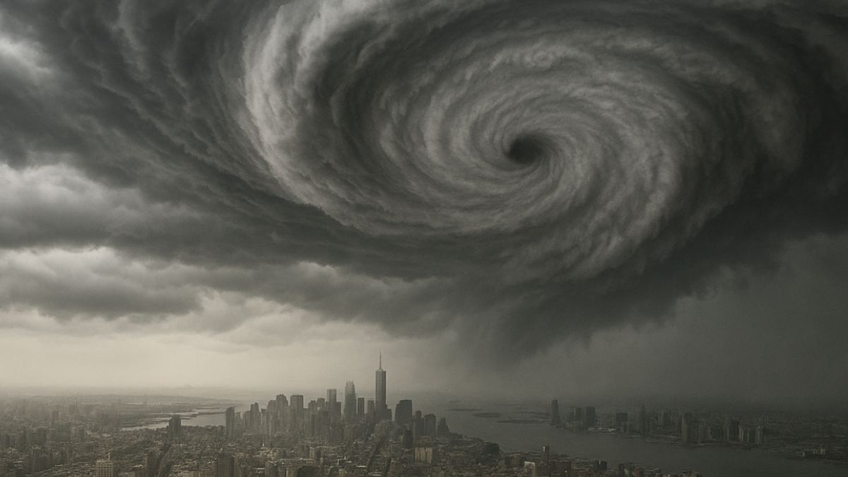 Primeiro de três fenômenos no Atlântico provoca frente fria intensa