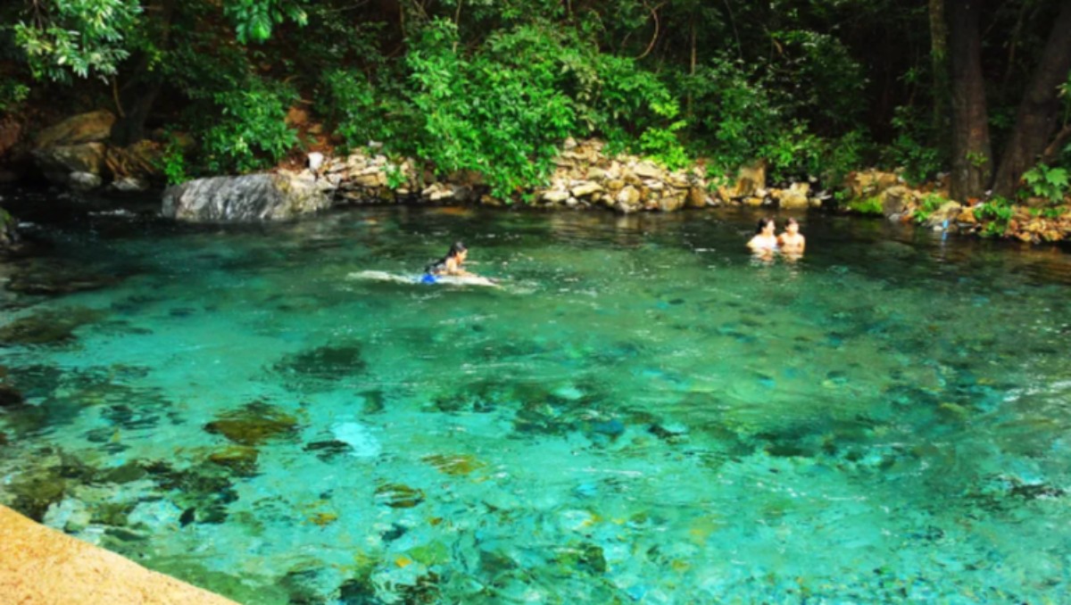Em Aurora do Tocantins, encontra-se o encantador Rio Azuis, reconhecido como o menor curso d'água do país