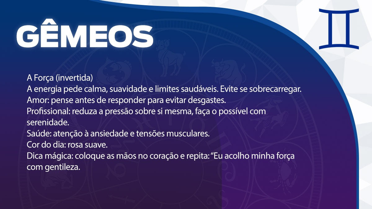 Previsão para Gêmeos / Arte/DL
