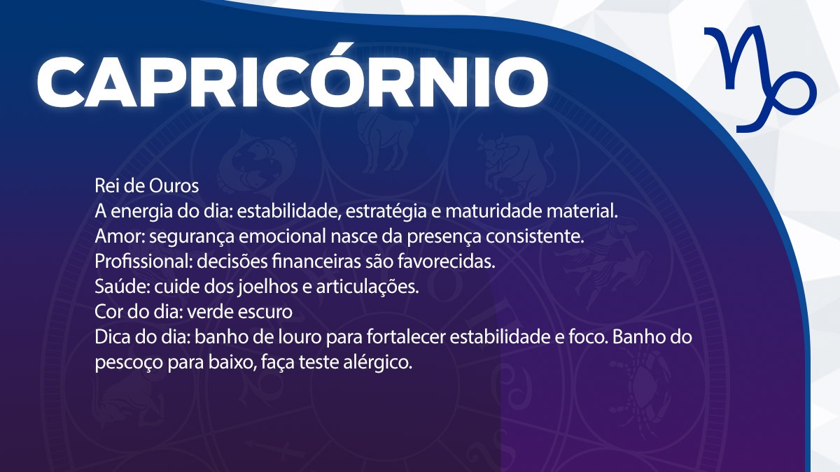 Previsão para Capricórnio / Arte/DL