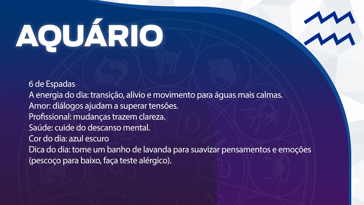 Previsão para Aquário / Arte/DL