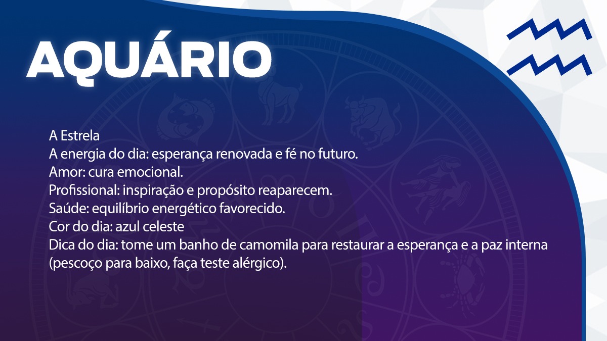 Previsão para Aquário / Arte/DL