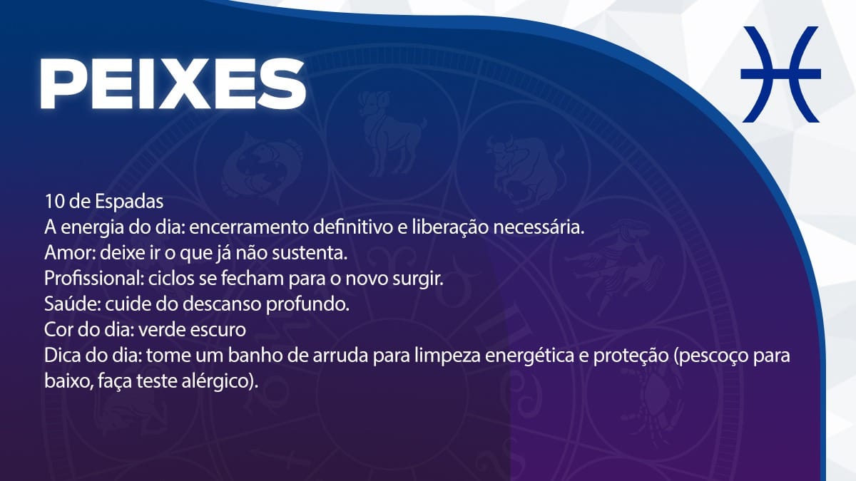 Previsão para Peixes / Arte/DL