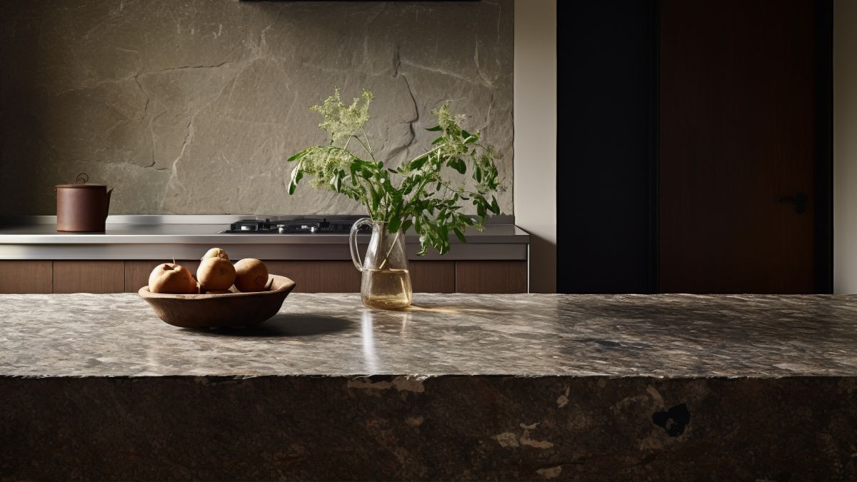 Superfícies de pedra natural ganham destaque na cozinha quando estão limpas, hidratadas e com o acabamento revitalizado/ Freepik
