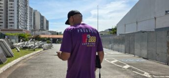 O Diário do Litoral foi o primeiro jornal a chegar no espaço da Casa de Vidro do 'BBB 26'