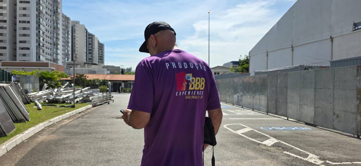 O Diário do Litoral foi o primeiro jornal a chegar no espaço da Casa de Vidro do 'BBB 26'