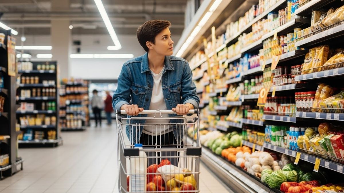 Segundo um estudo conduzido pela Universidade Cornell, em Nova York, nos Estados Unidos, foi comprovado que o hábito de comer antes de ir aos mercados faz diferença (ImageFX/Imagem Gerada por IA)