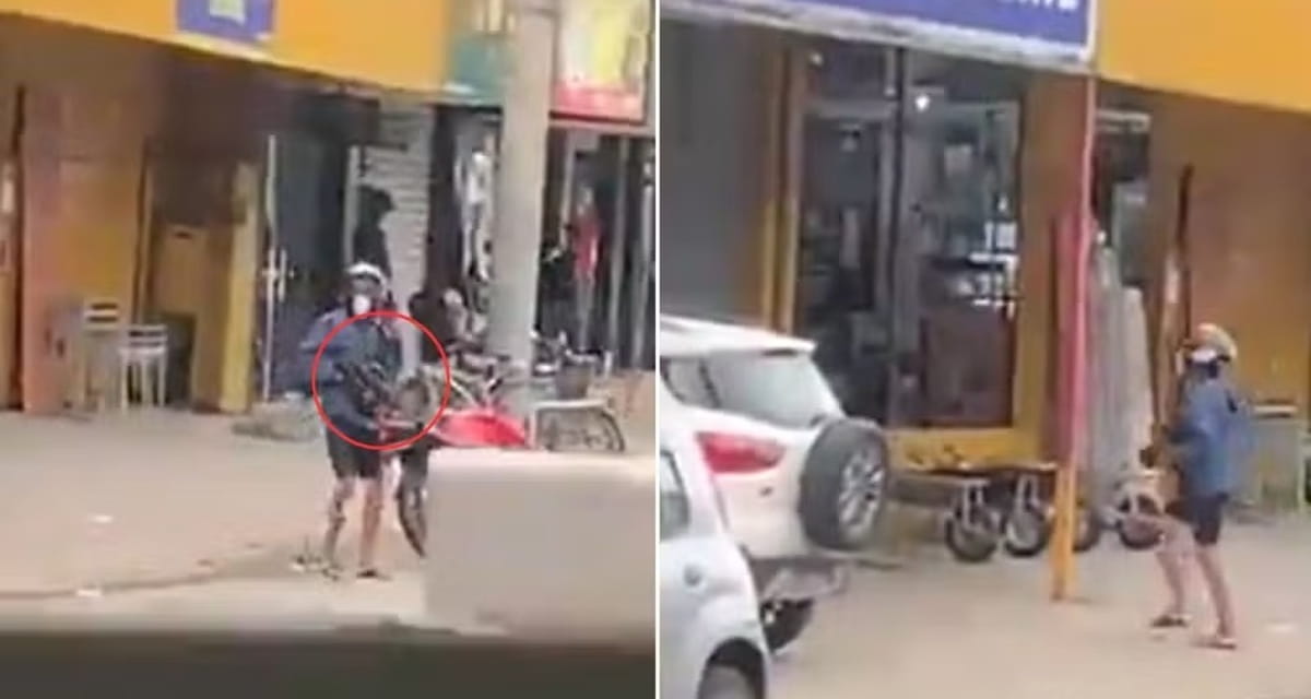 Apesar da violência, os criminosos não conseguiram acessar o interior da unidade e fugiram sem levar nada.