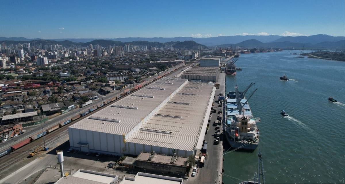 R$ 443 milhões foram destinados aos dois terminais portuários em Santos