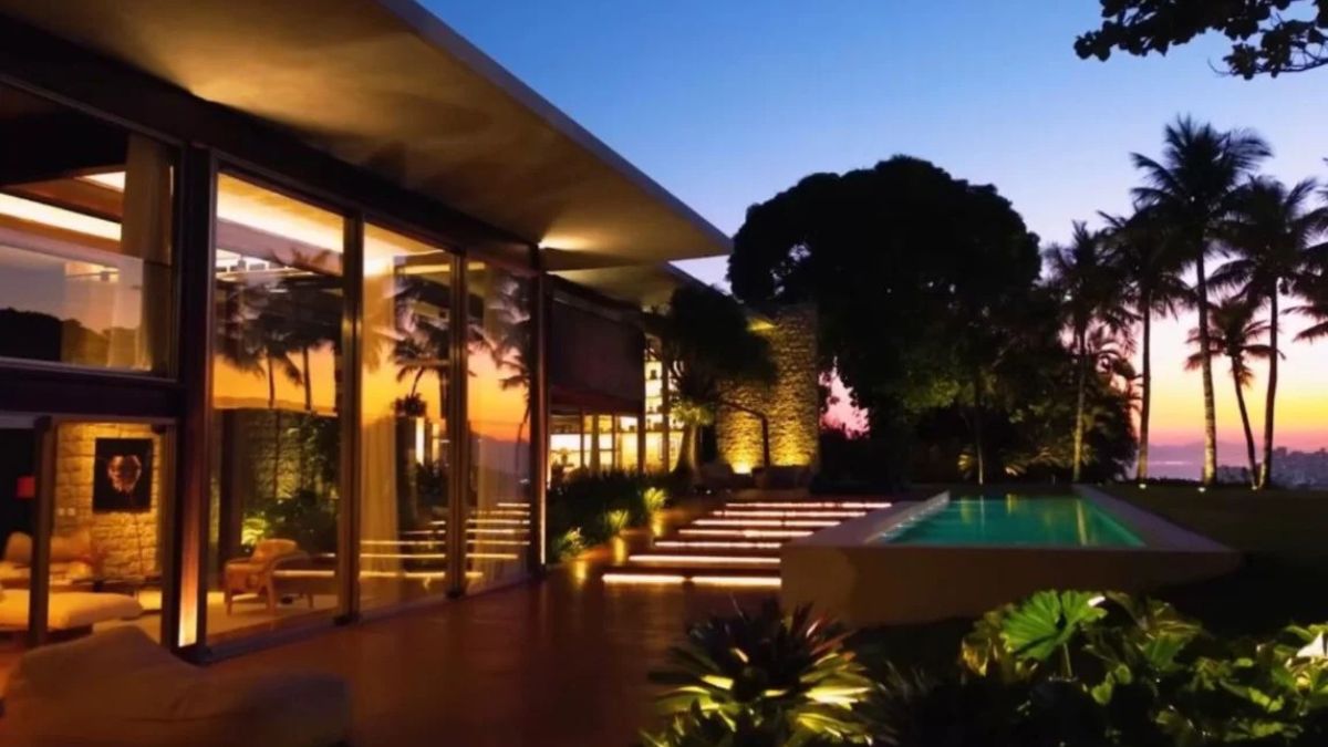 O terreno ultrapassa os 6 mil metros quadrados, permitindo que cada espaço do projeto exista de forma independente