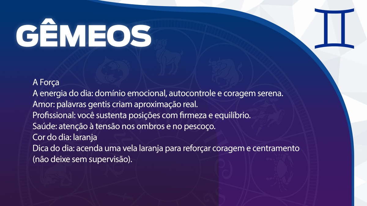 Previsão para Gêmeos / Arte/DL