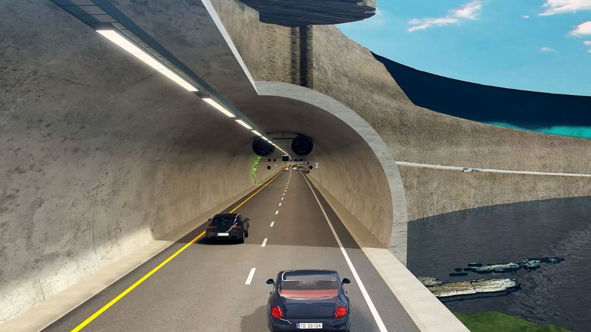 Estrutura deve encurtar o tempo de viagem entre Bergen e Stavanger e tornar o deslocamento mais previsível ao longo da E39/ Reprodução X/@BOLDmedya