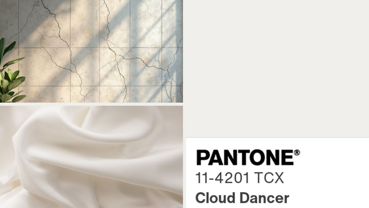 Eleito como a Cor do Ano de 2026, o Cloud Dancer representa a essência de quem nasce em dezembro. O tom simboliza pureza espiritual, clareza e elevação interior. Seja no espírito aventureiro dos sagitarianos ou na sabedoria dos capricornianos, essa cor traduz integridade, princípios sólidos e elevados valores éticos/ Reprodução Pantone/Canva AI Studio/Susannah Townsend/Canva