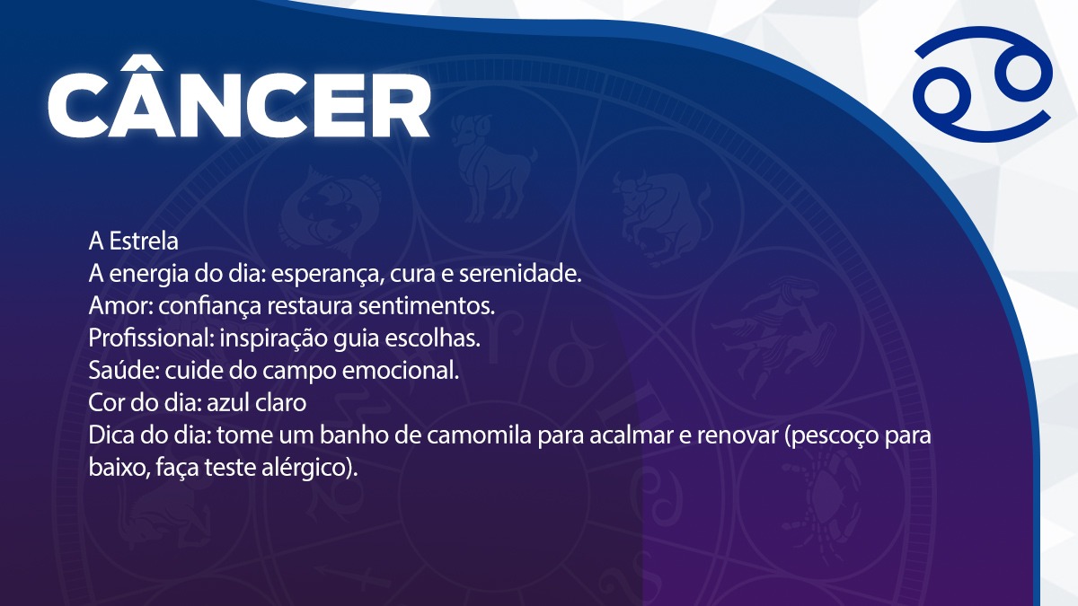 Previsão para Câncer / Arte/DL