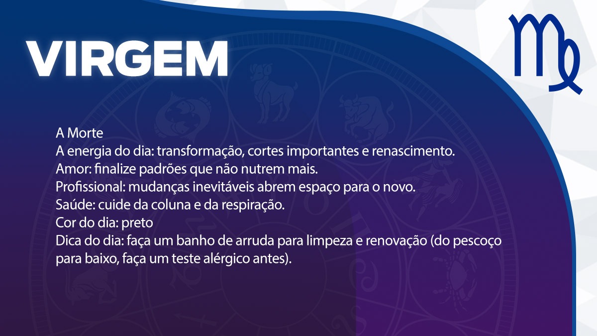 Previsão para Virgem / Arte/DL
