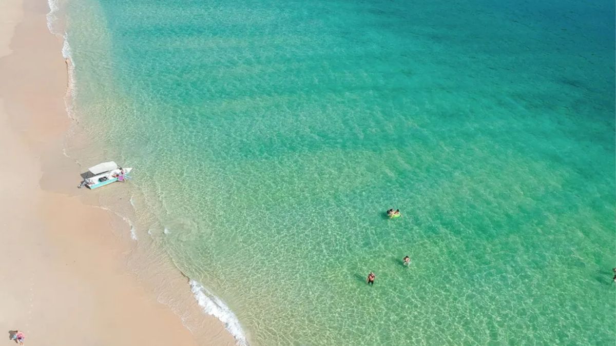 7 ILHA DO PRUMIRIM A Ilha do Prumirim é considerada por muitos uma das joias naturais de Ubatuba. Pequena e paradisíaca, encanta pelas águas cristalinas, calmas e rasas, que variam entre tons de azul e verde, formando um verdadeiro cenário de cartão-postal/CKTuristando