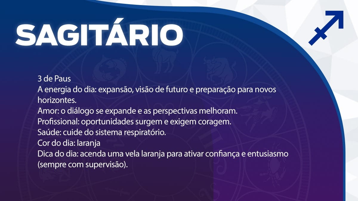 Previsão para Sagitário / Arte/DL