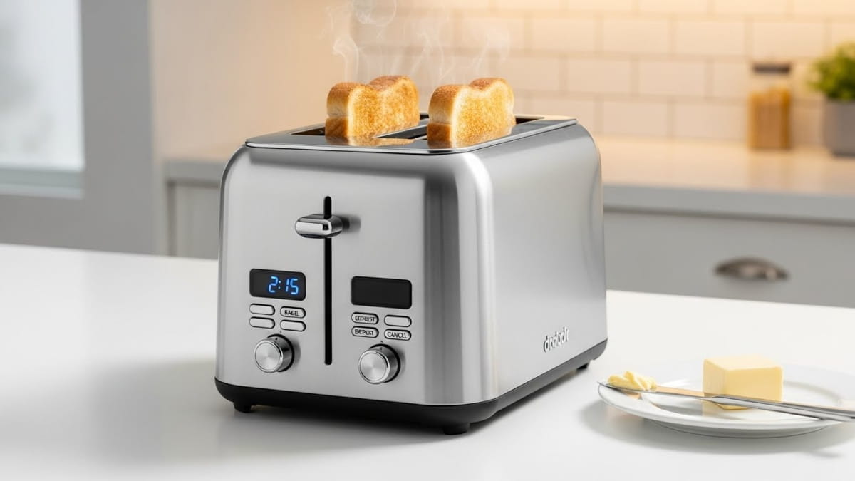 Entre os aparelhos que merecem maior cuidado está a torradeira, que deve ser sempre desligada da tomada após o uso.