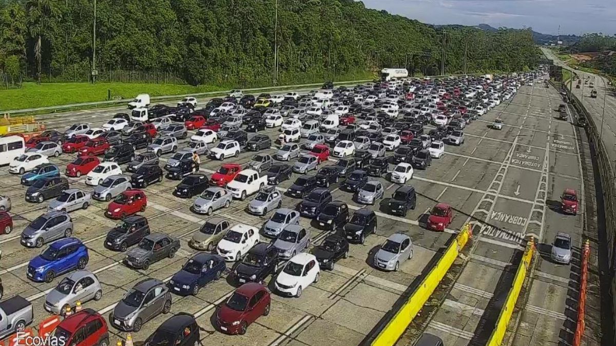 Assim como na Praça do Pedágio Anchieta (Ecovias/Reprodução)