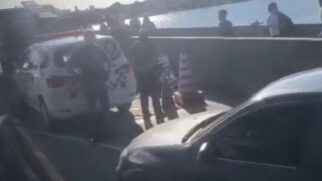 Acidente aconteceu na manhã desta quarta-feira, 10, na Ponte dos Barreiros