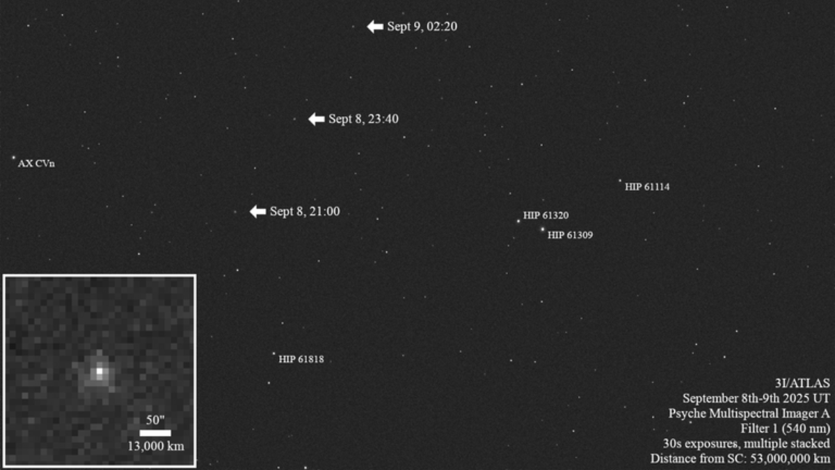 O cometa rapidamente ganhou atenção devido às suas características incomunsNASA/JPL-Caltech/ASU