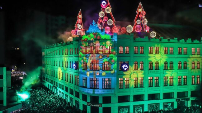O Banco Bamerindus manteve a tradição de Natal após a saída do HSBC e do Bamerindus