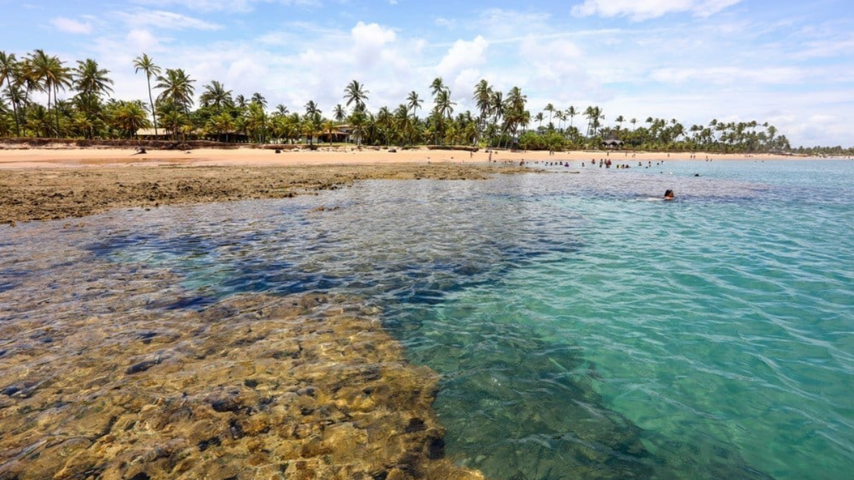 O grande destaque do litoral é a Praia de Taipu de Fora / Divulgação/Prefeitura de Maraú