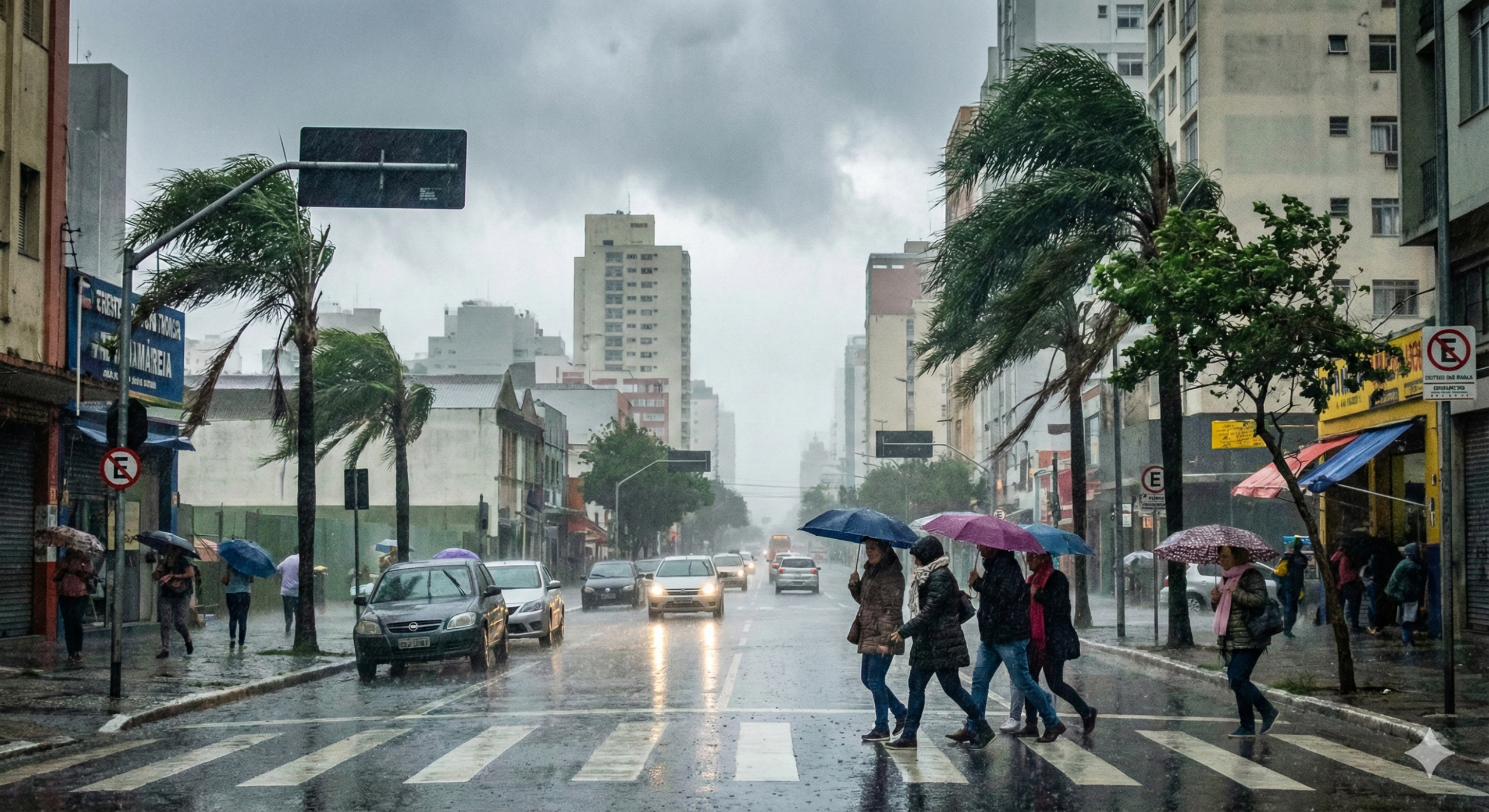 Algumas cidades também poderão registrar frio em pleno verão de dezembro