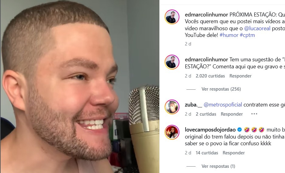 Edmar Colin e seu vídeo do quinto dos infernos (Instagram/EdmarColin)