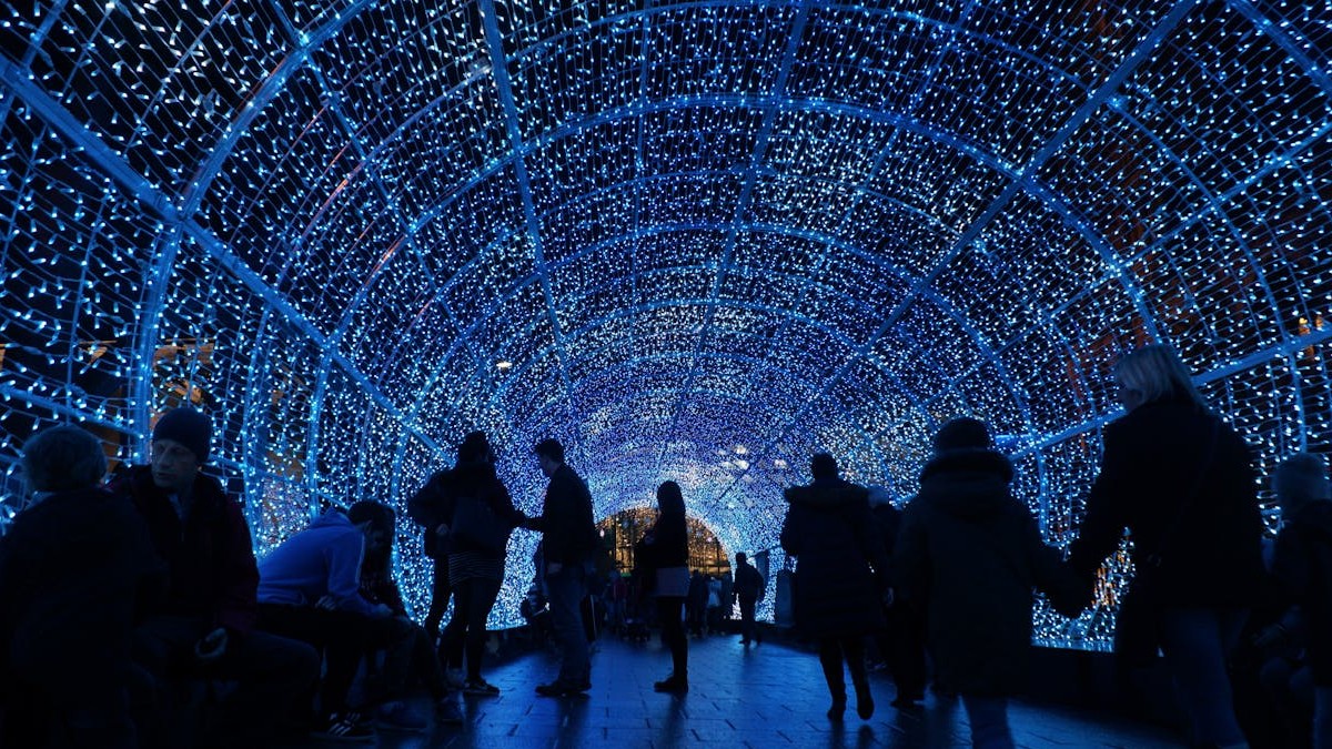 Mais de 4 milhões de LEDs iluminam a cidade / Foto apenas ilustrativa