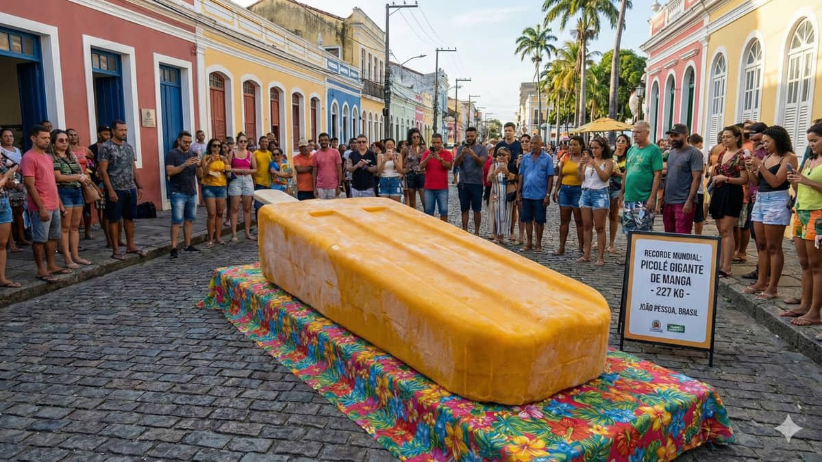 O picolé assusta pelo seu tamanho e peso / Foto meramente ilustrativa
