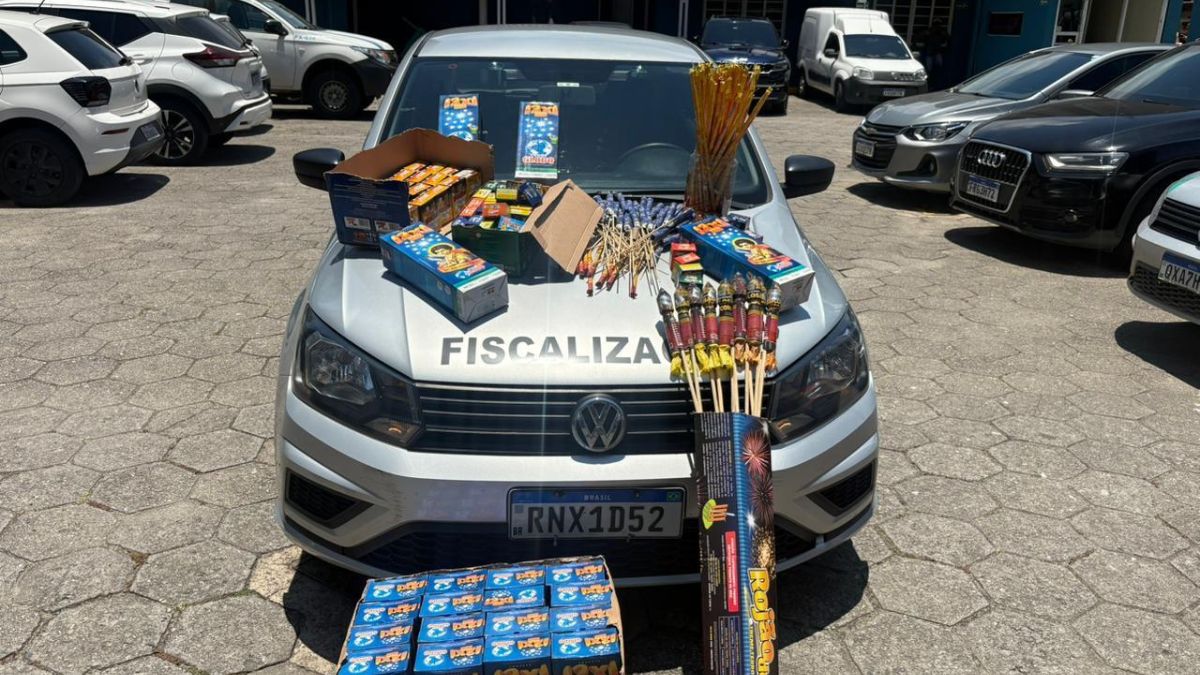 A Prefeitura de Mongaguá intensificou as operações de fiscalização contra fogos de artifício