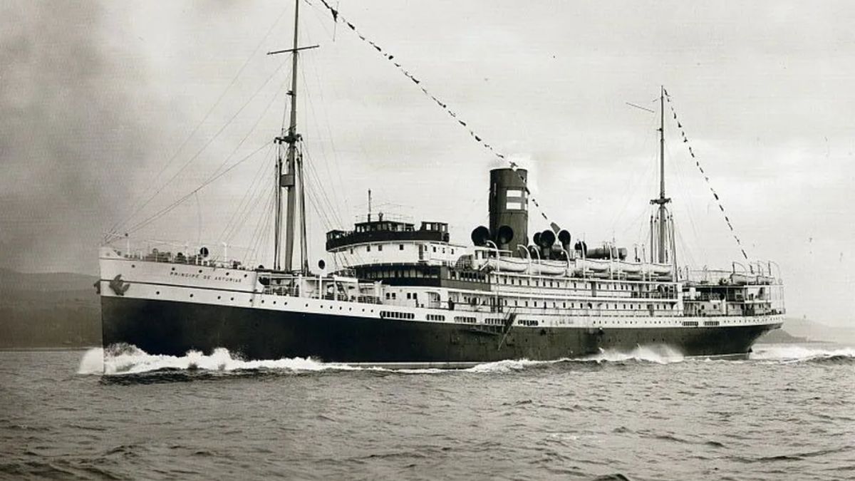 Ouro maldito de Ilhabela: o mistério do navio Príncipe de Astúrias que guarda toneladas de metal precioso/Reprodução
