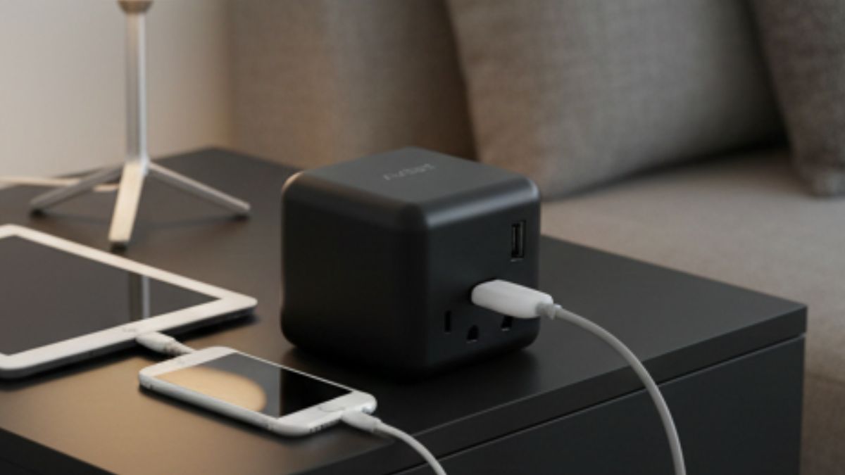 Esse novo conceito de tomadas une energia, design e organização