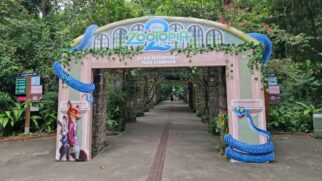 O cenário de 'Zootopia 2' foi montado logo na entrada do Orquidário de Santos