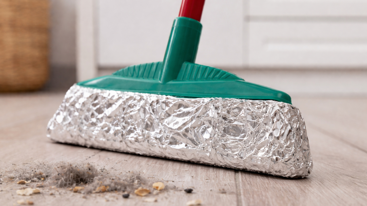 O segredo do truque está na capacidade do alumínio de reduzir a eletricidade estática