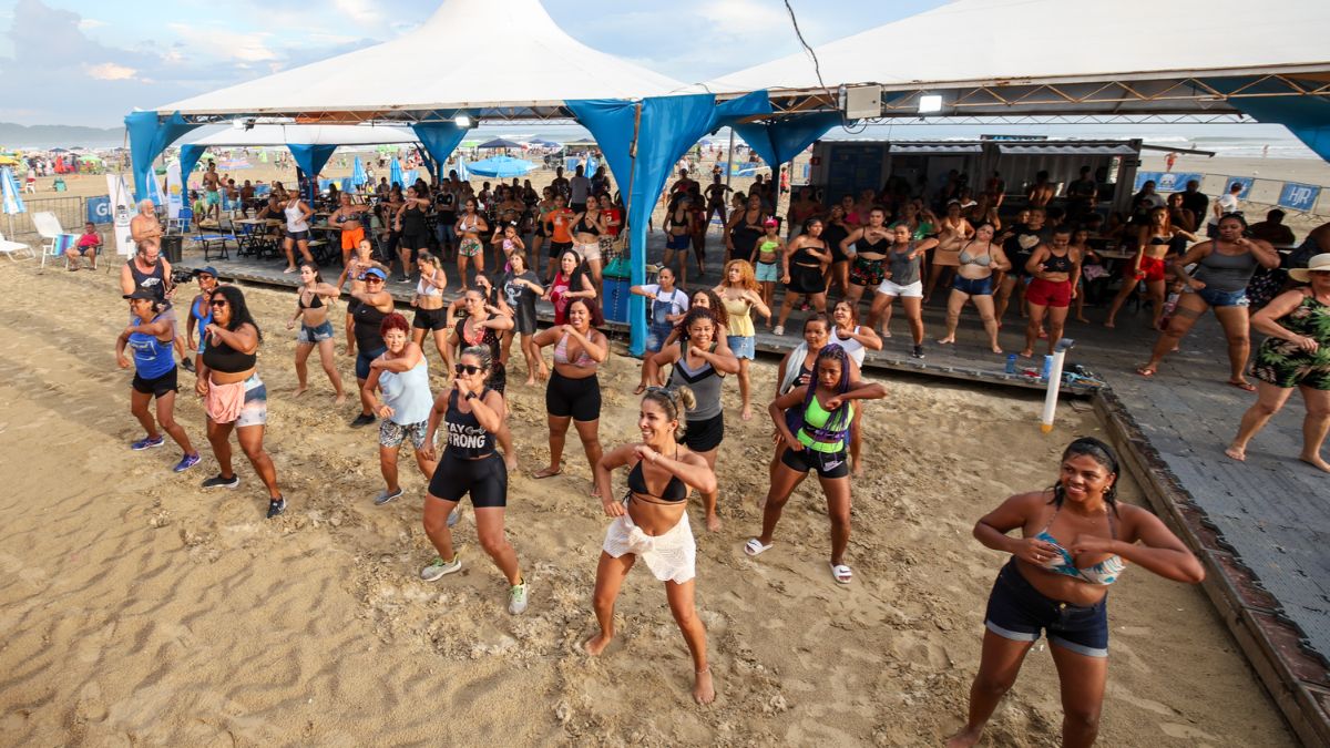 O Estação Verão chega com oito arenas montadas em Praia Grande