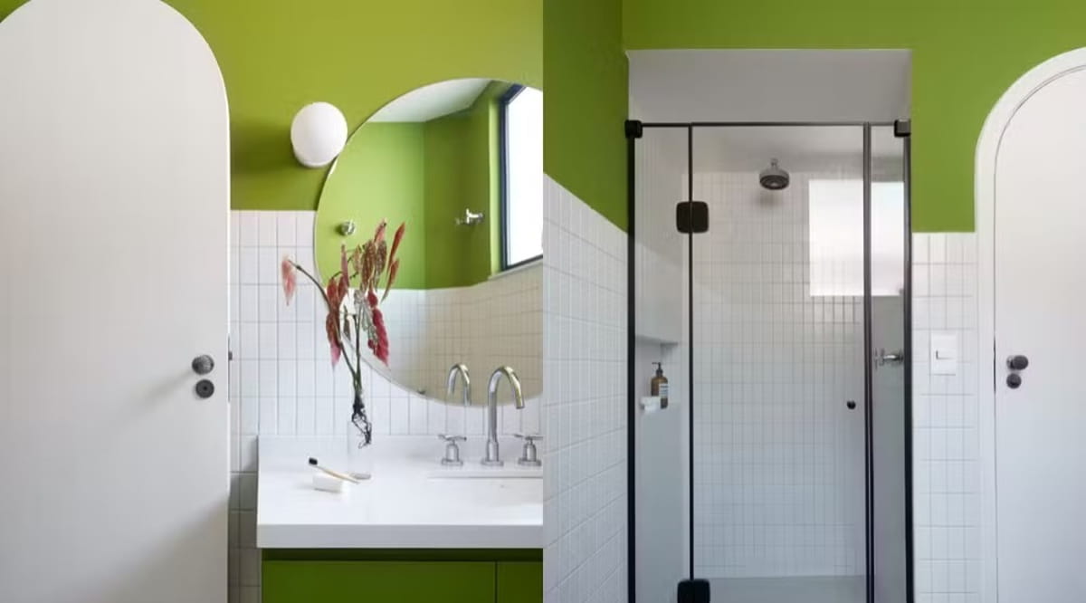 Para evitar que o ambiente fique pesado, arquitetos recomendam equilibrar o verde com cores neutras, como branco, off-white, bege e cinza